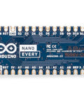 Top view of Dope Ultra Compact Nano Every Microcontroller Board with ATmega4809, 48KB Flash, 6KB SRAM, 20 digital IO, 8 analog inputs.