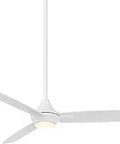 Blitzen 3 Blade Aluminum Smart Ceiling Fan In Matte White With App Control and voice assistant compatibility