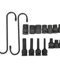 Top Tier Torvex 15 Piece Caliper Socket Set For German Cars Impact Brake Removal Tool Kit Essential Gear For Pro Mechanics And DIY Car Fixers, black sockets