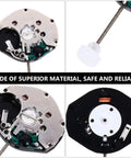 Five Pack Quartz Watch Movements Replacement 0.71 Inch Diameter DIY Wristwatch Repair Timepiece Parts Kit For Various Styles