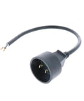 Ready To Roll Heavy Duty Replacement Cordset Compatible With Power Tools Genuine Oem Part 58837000, black power tool plug.