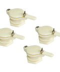 Four pack honey gate tap valves for beekeeping food grade plastic honey extractor spigots for beehive systems easy fit