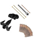 Floor Repair Kit With 5 Tools And 50 Screws Joist Finder Included Stops Squeaks By Securing Wood To Joists Under Carpet Easy DIY Fix For Wood Floors That Squeak, with tools and screws