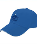 Blue Yacht Style Unisex Adjustable Cap For Women And Men Comfortable Breathable All Day Wear For Outdoors And Water Activities