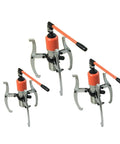 Five Ton Hydraulic Bearing Puller With Three Jaw Kit for garage use, includes multiple puller sizes for different bushing tasks.