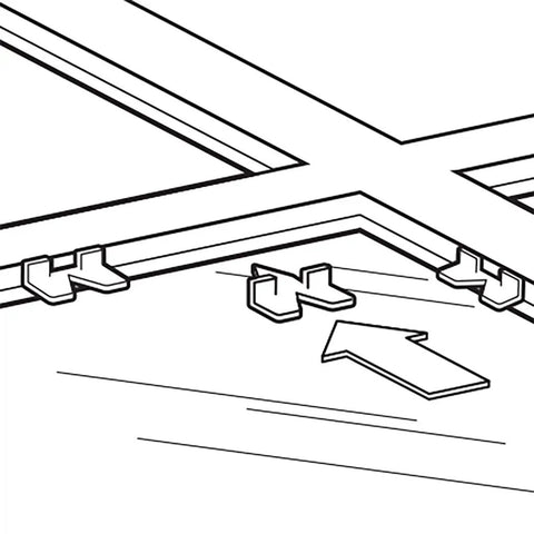 Illustration showing how to use Glazing Push Points Set 45 Pieces Steel Zinc Finish For Picture Frames And Windows Easy Push In Glazier Points.