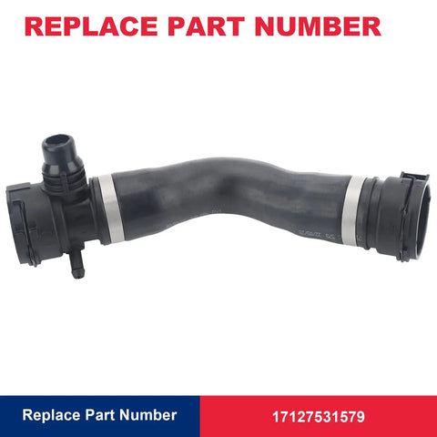 BMW Engine Upper Radiator Coolant Water Hose Pipe Replacement Fits E82 E88 E92 E90 E91 Z4 128i 323i 325i 328i 330i OEM 17127531579