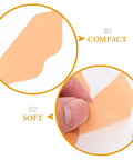 Self Adhesive Heel Protectors Soft Foam Cushion Pads For Shoes Wear Resistant Anti Blister Heel Grips, compact and soft design.