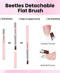 Hema Free Hard Gel Kit 9 in 1 for Nail Extensions and Strengthening, Repair Broken Nails, Includes Flat Brush demonstration