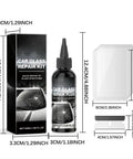 Windshield Crack Repair Kit With Advanced Glass Repair Liquid For Cracks And Chips DIY Fast Fix That Deeply Penetrates To Stop Spreading And Restore Strength Great For Minor Chips Glass Repair Tools For Cars, bottle and packaging