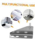 Top Shelf Stainless Steel Freezer Door Pivot Hinges 2 Pieces Set For Chest Freezer Silent Triangle Replacement Fridge Parts, metal triangle hinge.