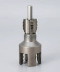 Pipe Threading Cutter Set With Hex Shank For Drill Attachment Taper Deburring Steel Precision For PVC And PPR Connections 1/2 NPT Compatible Heavy Duty Deburring Tool, steel threading cutter with 6.35 mm hex shank