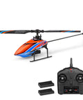 4 Channel RC Helicopter K127 With 6 Axis Gyro, Altitude Hold, remote, and two batteries, vivid design for indoor and outdoor fun