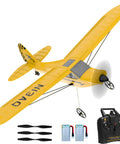 Noob Friendly RC Plane With XPILOT Stabilization System Prop Saver And One Key U Turn for Easy Flight in yellow with accessories