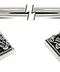 Sforza 24 Inch Towel Bar In Vintage Pewter Finish, Heavy-Duty Wall Mounted Bathroom Hardware, Solid Lead-Free Pewter, Handcrafted In The USA