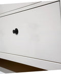 Hidden Pop Up Drawer Pull Handle For Cabinets And Doors Finger Pull Cabinet Handle, black zinc alloy on white drawer