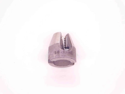 Acorn Die For 10-24 NC Threads In High Speed Steel Machinist Cone Style 21/32 Inch OAL USA Made Precision Tool For Metalworking Tight Tolerances DM1367CT4, front view