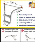 Comparison of Heavy Duty Ladder Stabilizer For Safer Roof Access And Gutter Protection Fits Most Ladders 19 Inch Safe Work Area