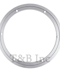 14 Inch Lazy Susan Hardware Aluminum Bearing Kit for Smooth Rotating Turntable Base Metal Swivel Plate DIY Friendly Durable Rotator