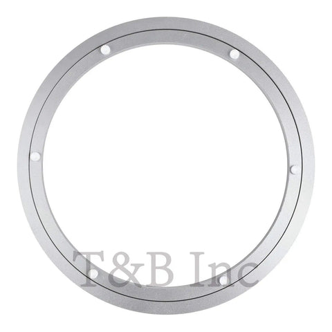 14 Inch Lazy Susan Hardware Aluminum Bearing Kit for Smooth Rotating Turntable Base Metal Swivel Plate DIY Friendly Durable Rotator