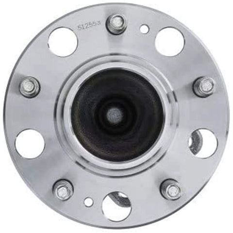 Front view of Front And Rear Wheel Hub Bearing Assembly 5 Lug Set Replacement For Hyundai Sonata Tucson Kia Cadenza Optima 2015 2019