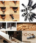 Premium 8 Piece Wood Plug Cutter Drill Bit Set Titanium Coated High Carbon Steel Go To Tool For Dowel Making In Woodworking