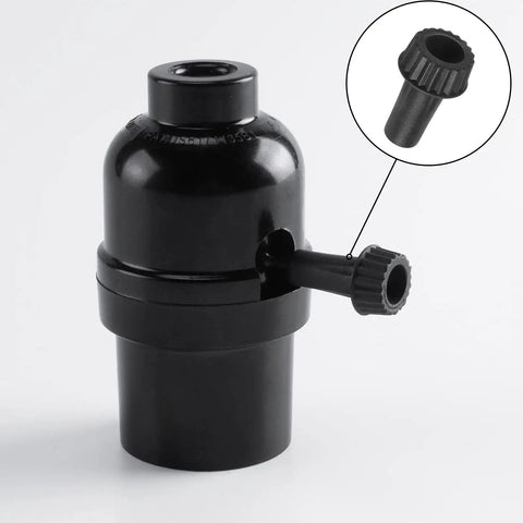 Black 20mm On Off Lamp Switch Knobs Replacement Pack Of 4 For Table And Floor Lamps Easy To Install In Seconds Durable