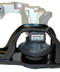 Straight Swap Heavy Duty Right Passenger Side Engine Mount For 2007 To 2014 Nissan Rogue Sentra And Renault Koleos 2.5L Four Cylinder No Sweat Drop In Replacement from front view.