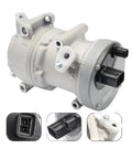 Heavy Duty Electric Air Compressor Replacement For Toyota Bz4x And Bz3 Sw0424001900 close-up showing connectors and metal casing.