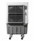 Heavy Duty Swamp Air Cooler With Deep Water Reservoir Ninety Degree Oscillation And Multi Speed Settings delivering cooling for patios.