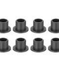 Dope 8 Pack Flanged Sleeve Bearing Set Black POM Plastic Bushing 5mm ID 7mm OD 7mm Length Flange Diameter 11mm Thick 1mm For Small Motors DIY Projects And Precision Axial Bushings, eight black flanged bushings