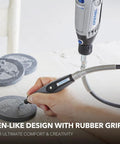 Dremel flex shaft rotary tool with comfort grip and 36-in cable engraving round slate discs