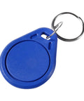 Blue key card from PN532 NFC RFID Module V3 Kit With I2C SPI And High Speed UART HSU Built In PCB Antenna Delivers 4 Cm To 6 Cm Range Must Have DIY Android Smartphone NFC Kit For P2P And Card Reading S50 White Card And Key Card Included