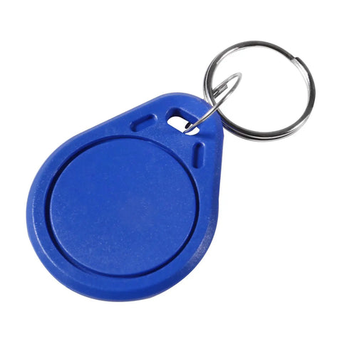 Blue key card from PN532 NFC RFID Module V3 Kit With I2C SPI And High Speed UART HSU Built In PCB Antenna Delivers 4 Cm To 6 Cm Range Must Have DIY Android Smartphone NFC Kit For P2P And Card Reading S50 White Card And Key Card Included