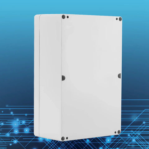 Electrical Junction Box Enclosure Made From Premium ABS Plastic For Indoor And Outdoor Control Panels And Distribution Cabinets Electronics Housing White 230x150x85mm With Screws Built Tough Project Case
