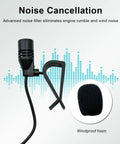 Universal Car Radio Microphone Replacement 3.5mm HD Voice Mic with windproof foam for Kenwood Boss JVC Sony Jensen Alpine