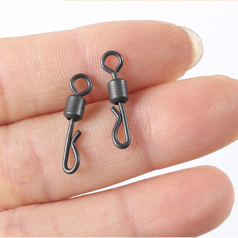 120 Pcs Carp Fishing Tackle Kit With Quick Change Swivels Safety Lead Clips Anti Tangle Sleeves Tail Rubber Tubes And Speed Links In Handy Assortment Box