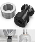 Straight Shooter No Sweat Heavy Duty Bearing Installation And Removal Tool Kit For X3 Side By Side Off Road Machinery Secondary Clutch Bushing Service Quick Fix Setup showing steel and aluminum components.