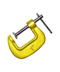 Yellow C Shaped Clamp For Woodworking Quick And Easy Clamping Solution For Various Materials Great For Pros And DIYers