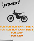 5608M Drive Belt For Electric Dirt Bikes Fits Surron Light Bee X Surron Light Bee S Talaria X3 X160 X260 fitment guide