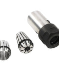Knuckle Cracker Angle Grinder Extension Shaft Adapter Kit With One Quarter And One Half Inch Spring Collets for wood carving.