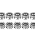 10 pcs SG15 track-guide bearings, 5x17x8 mm, silver metal bearings for embroidery machines
