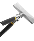 Duckbill Pliers Metal Bender Tool For Seam And Flattening With Ergonomic Handle, shown with non-slip jaws and metal edge