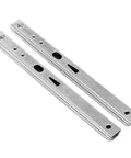 Fully Extendable Two-Section Drawer Slides With Steel Ball Bearings, Detachable Quick Release Latches, Tool-Free Install