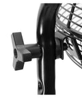 Close-up of knob and frame on 24 Inch Rolling Tilt Fan With 8600 CFM Industrial Airflow, 180 Degree Rotating, Beast Mode Cooling For Greenhouse And Shop
