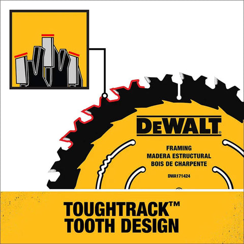 Wood Cutting Circular Saw Blade 7 1 Quarter Inch 24 Tooth With Pro Grade Tungsten Carbide Teeth For Long Life Anti Stick Coating