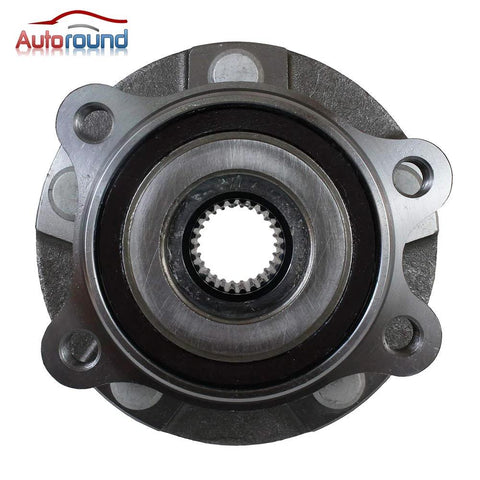 Front view of 2 Pack Front Wheel Bearing And Hub Assembly 513257 For Toyota RAV4 Prius V Corolla iM Scion tC xB Lexus HS250h 5 Lug