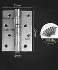 Stainless Steel Cabinet Door Hinges With Soft Close Damper For Quiet Smooth Kitchen Cabinet Doors No Fuss Easy Install For Beginners Durable Hardware One Piece, shown with measurements and screws
