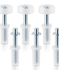 Six Pack Top Roller Guide Wheel With Spring Loaded Pivot For Bi Fold Doors Easy Fix Bifold Door Hardware Repair Kit