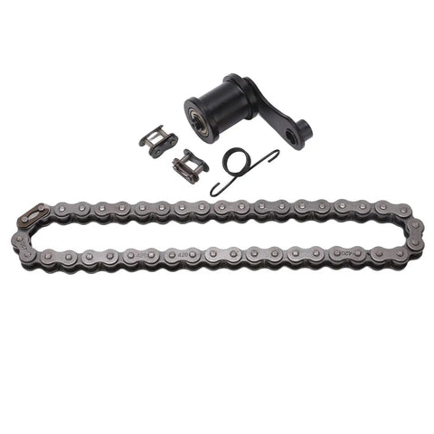 Upgrade Your Mini Bike Ride With This Durable HaloVerde Steel Chain Roller Tensioner Kit For 420 Drive Systems, steel chain and roller parts